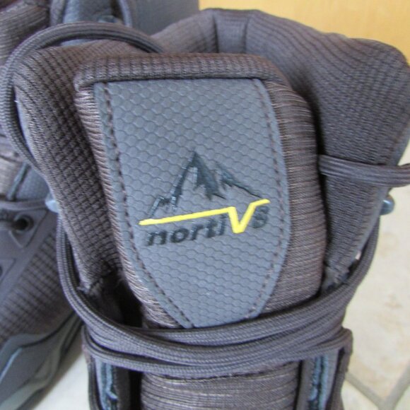 Nortiv 8 Men\'s Hiking Trail Boots Like New Size 13 Lace up Gray Black main image 7